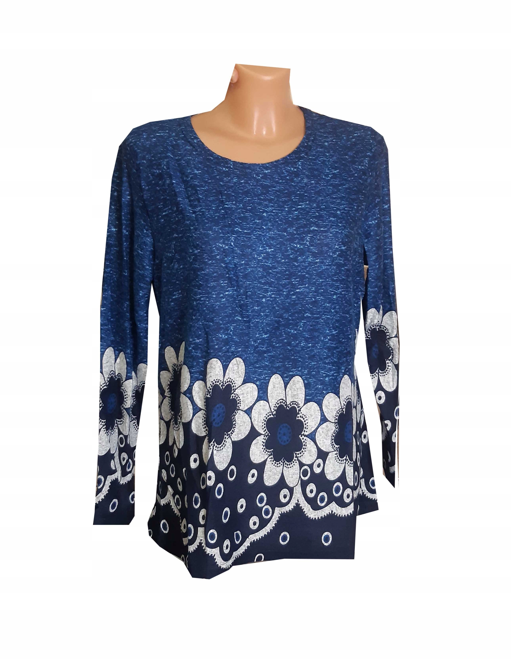 

Bluzka Lekki Sweterek kwiaty kobieca XXL