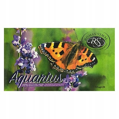 Akvarely Roman Szmal Aquarius sada 12 barev Sada Kryštofa Kowalska