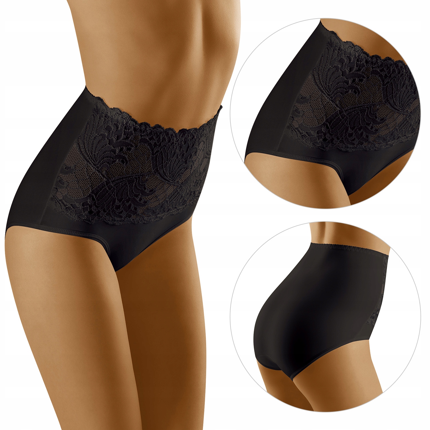 

Wolbar Kaja Figi Majtki Wysokie Modelujące L