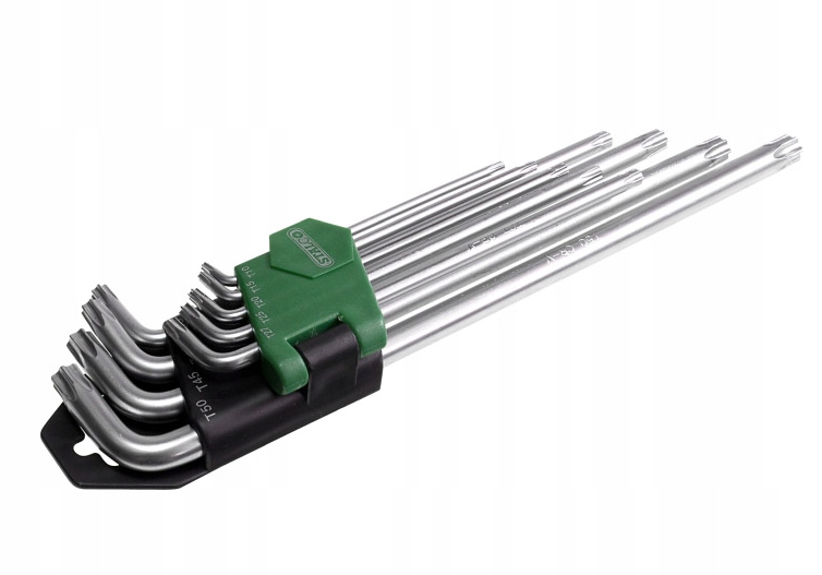 

Klucze Torx Z Otworem T10 -T50 Imbusy 9EL Długie