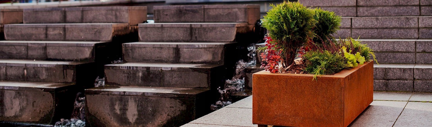 Tablica adresowa Corten CALLE 1 150x60x1 Długość 150 cm