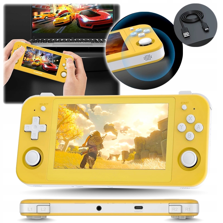 Przenośna mobilna konsola do gier Anbernic RG505 Oled Wifi 5G Bluetooth 5.0