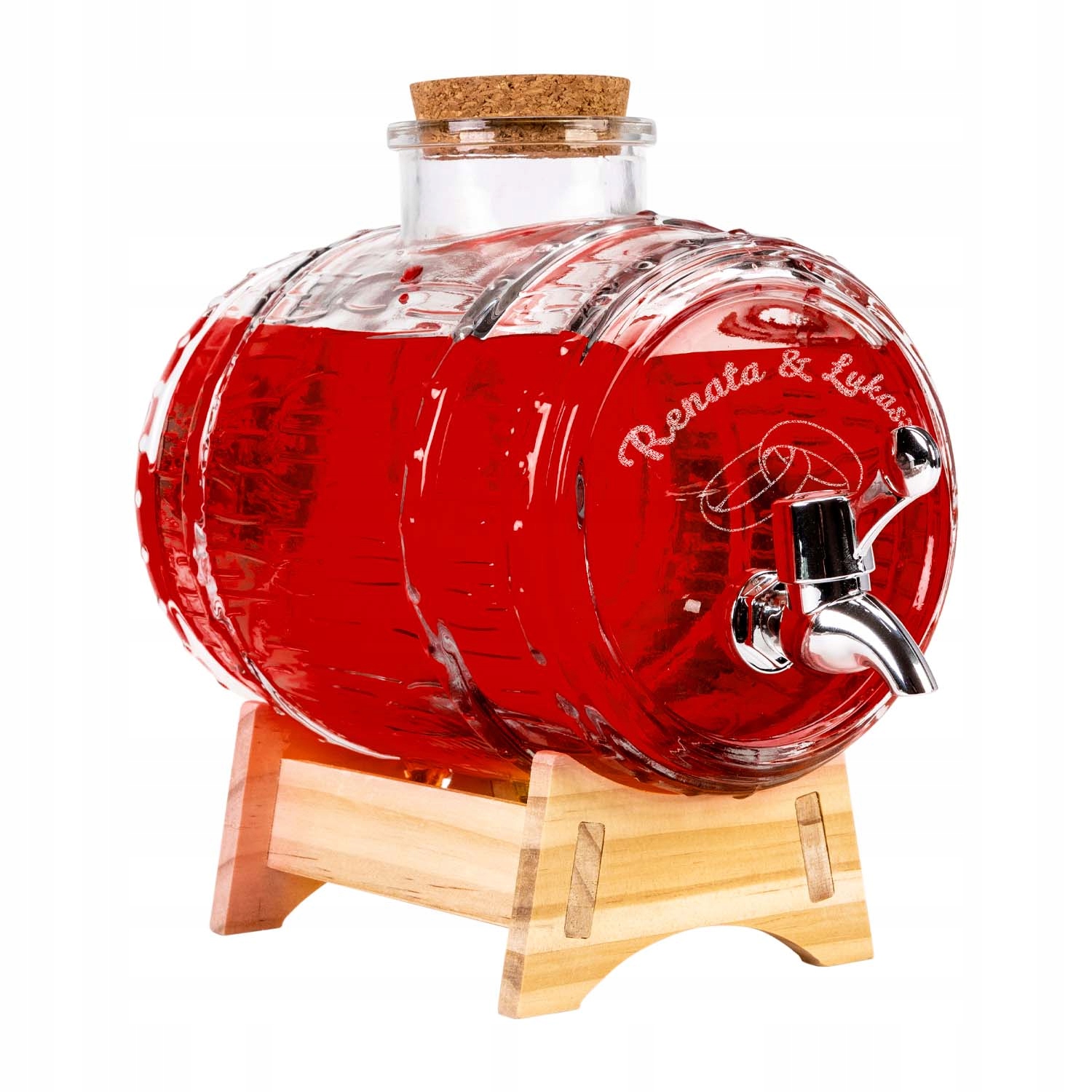 Bečulka S Kohoutkem A Gravírem Na Alkohol Bimber Svatba Narozeniny Dárek 2L