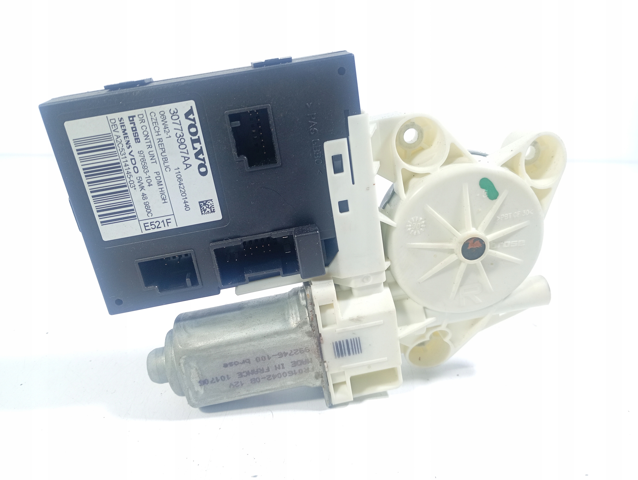 Volvo V50 S40 04-12 engine mini motor windows PRAWEJ OE 30773907AA