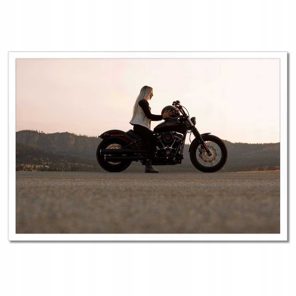 Plakáty v rámu 60x40 Harley Davidson Motocykl