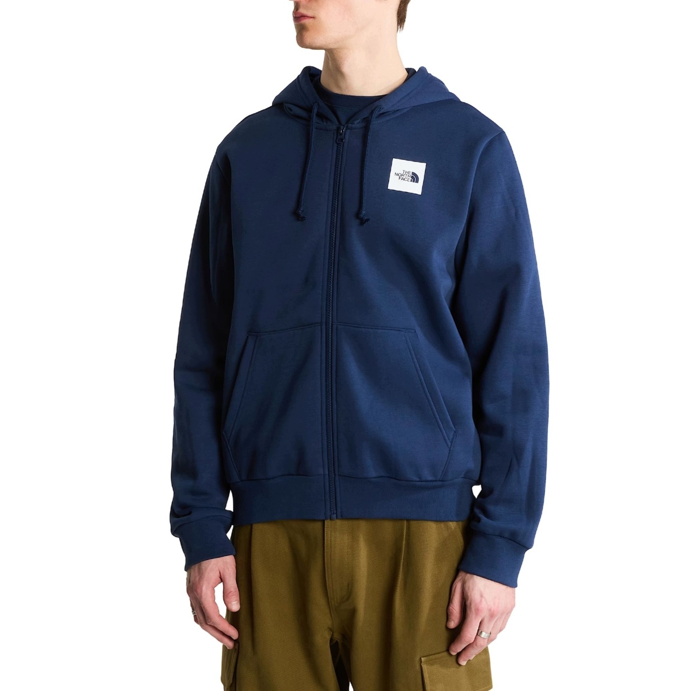 The North Face svetr modrý kulatý velikost XL