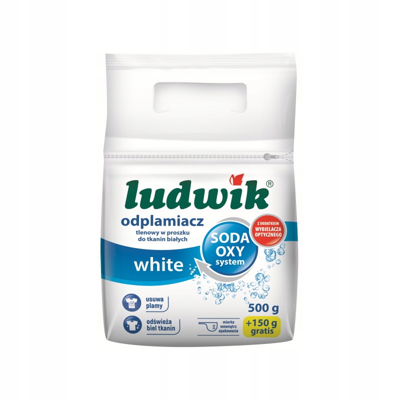 

Ludwik Odplamiacz Tlenowy Do Tkanin Białych 500 g