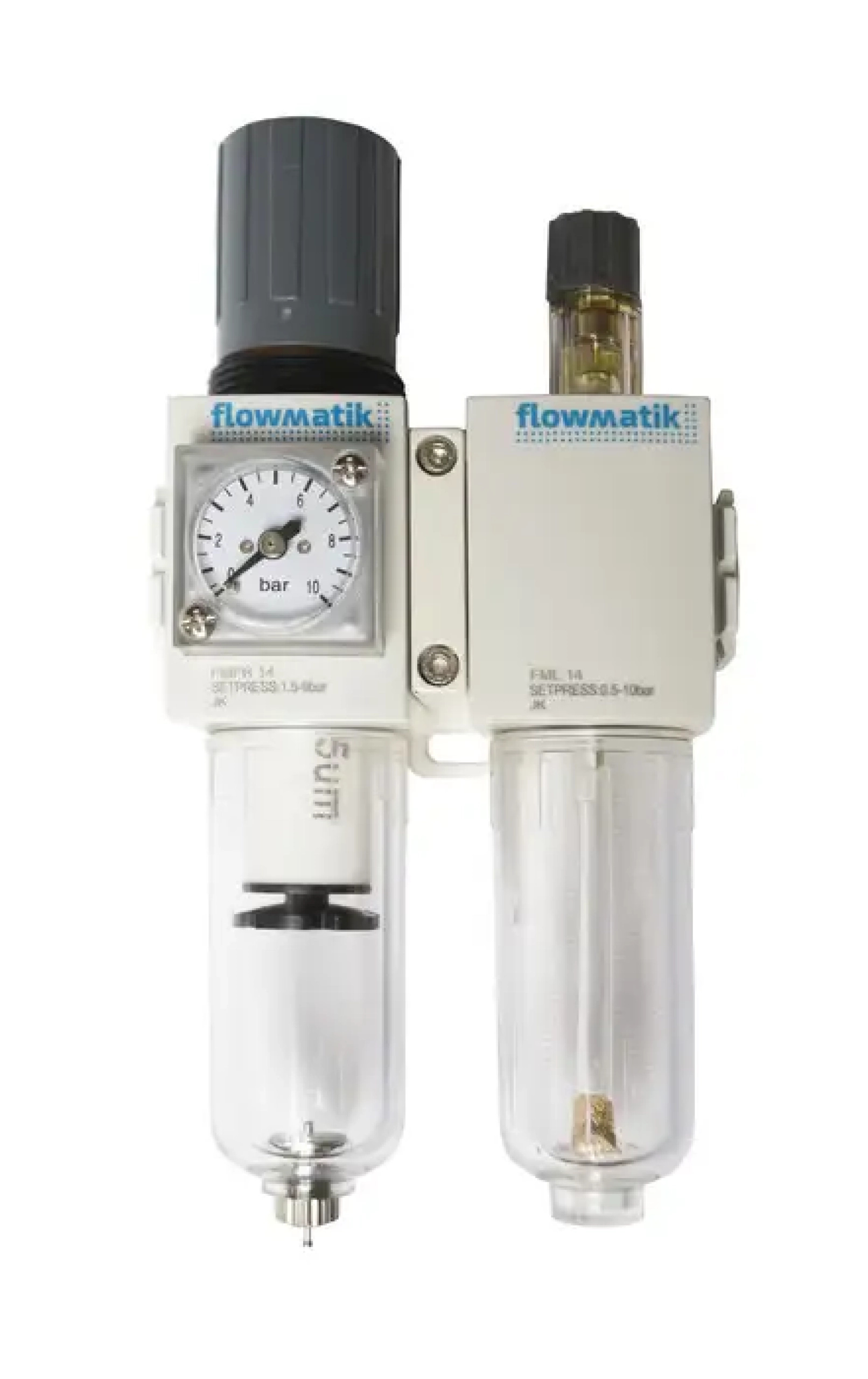 Reduktor ciśnienia filtr odwadniacz naolejacz 1/4