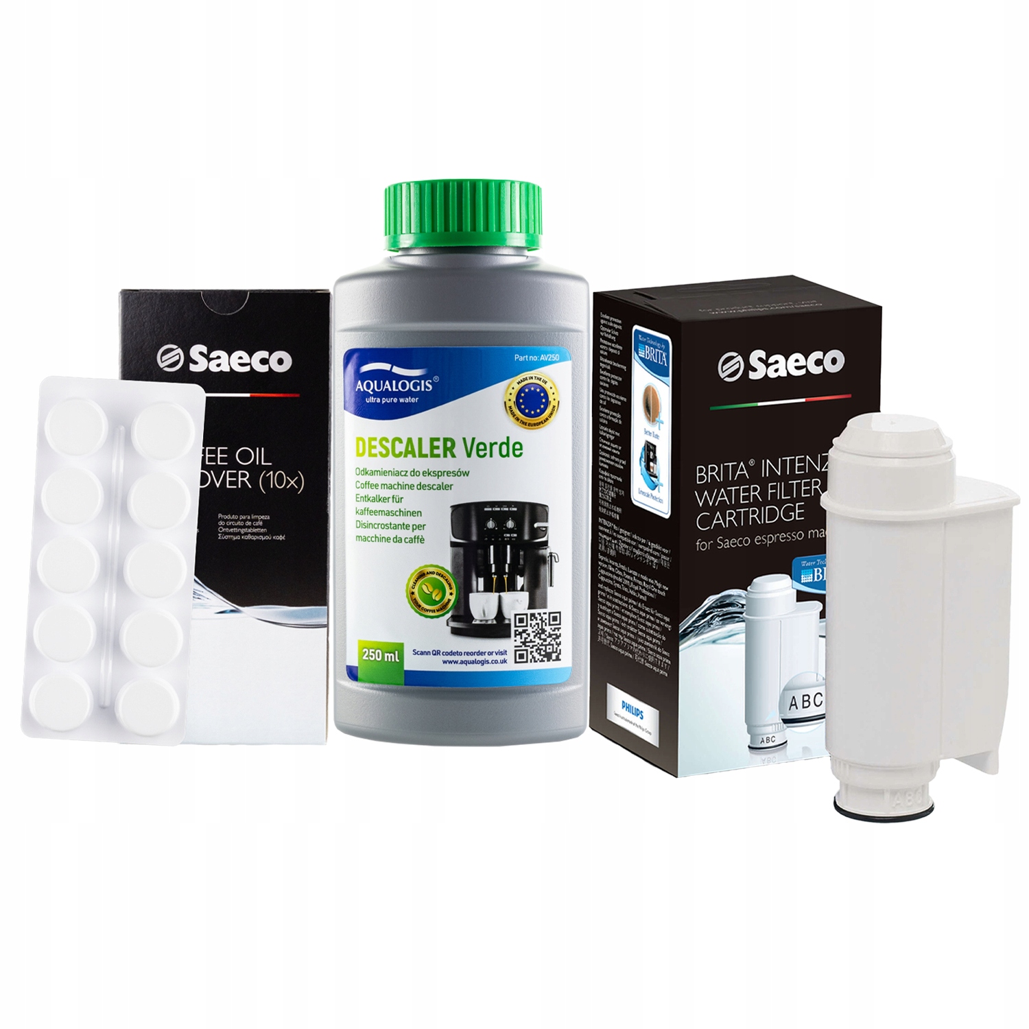 Tablety Saeco Odvápňovač 250 ml Vodní filtr pro kávovary Intenza+