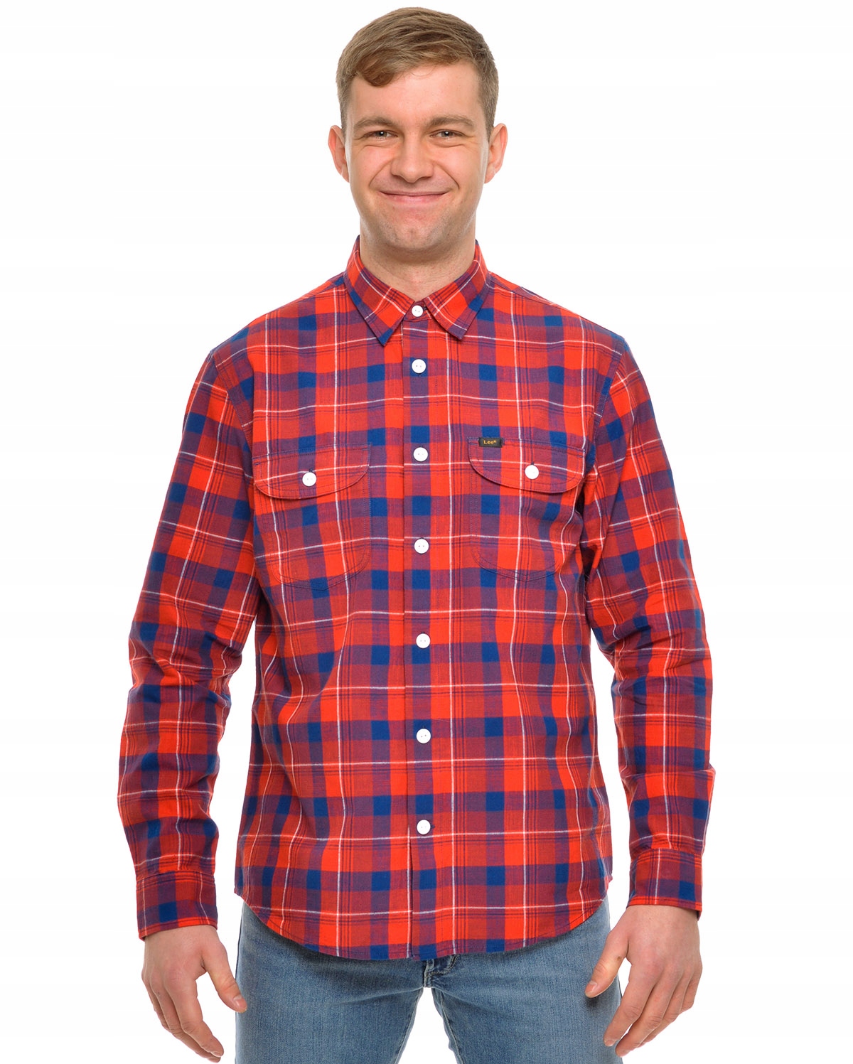 

Lee koszula check l/s 2PKT Shirt _ M 38