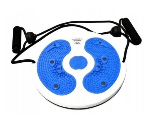 TWISTER OBROTOWY Z LINKAMI DO ĆWICZEŃ BRZUCHA MAGNES MASAŻER STÓP PREZENT Kod producenta Q-66768