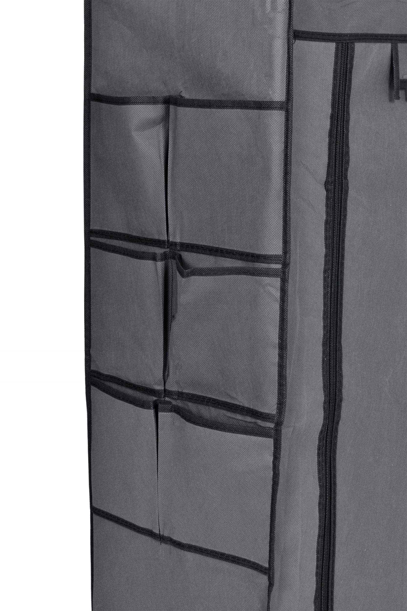 SZAFKA MATERIAŁOWA NA BUTY OBUWIE SKŁADANA REGAŁ STOJAK Z PÓŁKAMI ANTRACYT Marka Gockowiak