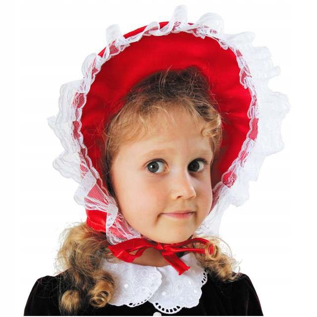 CZAPKA CZERWONY KAPTUREK przedstawienie strój