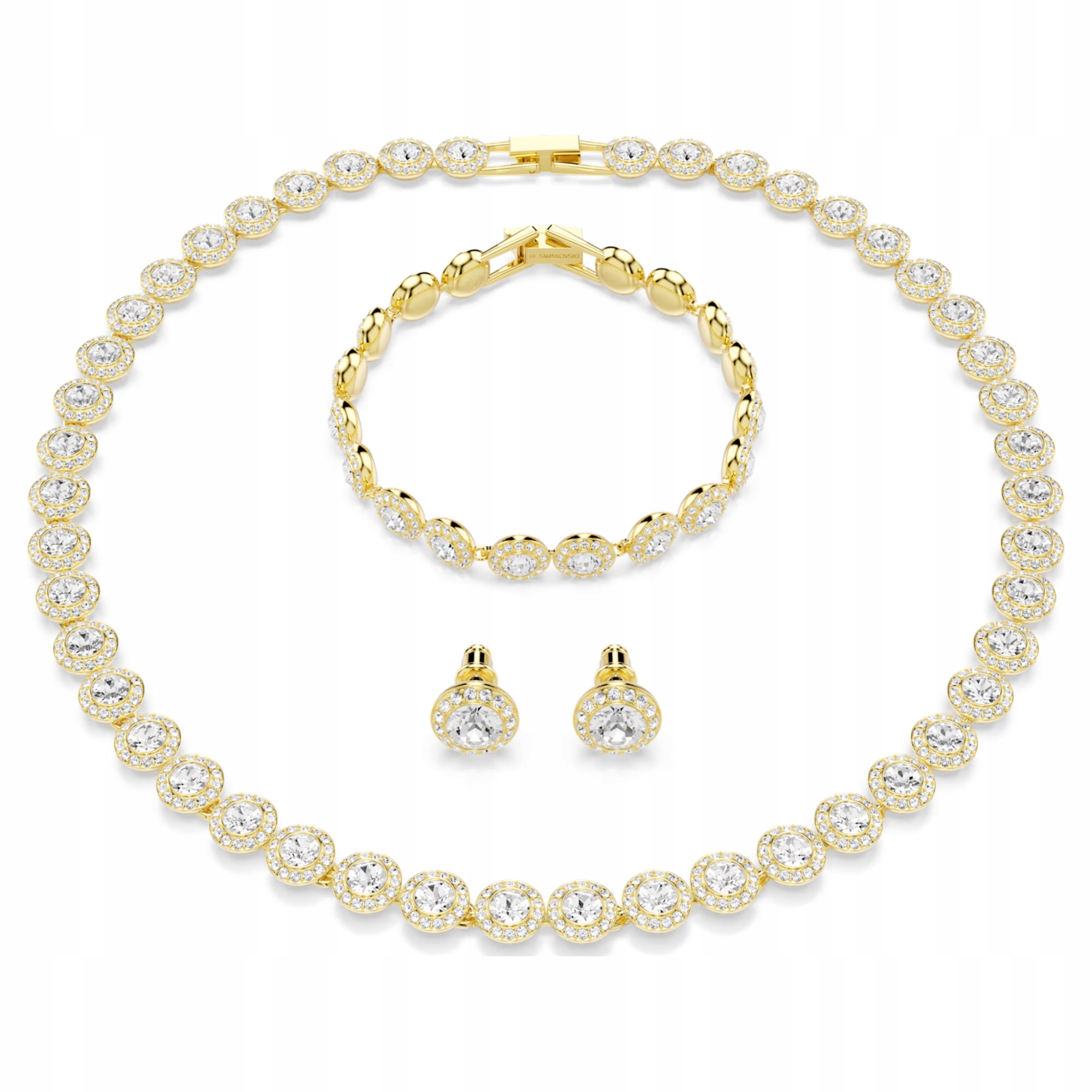 Zestaw Swarovski kolia+ kolczyki+ bransoleta Angelic 5750619 Grawer