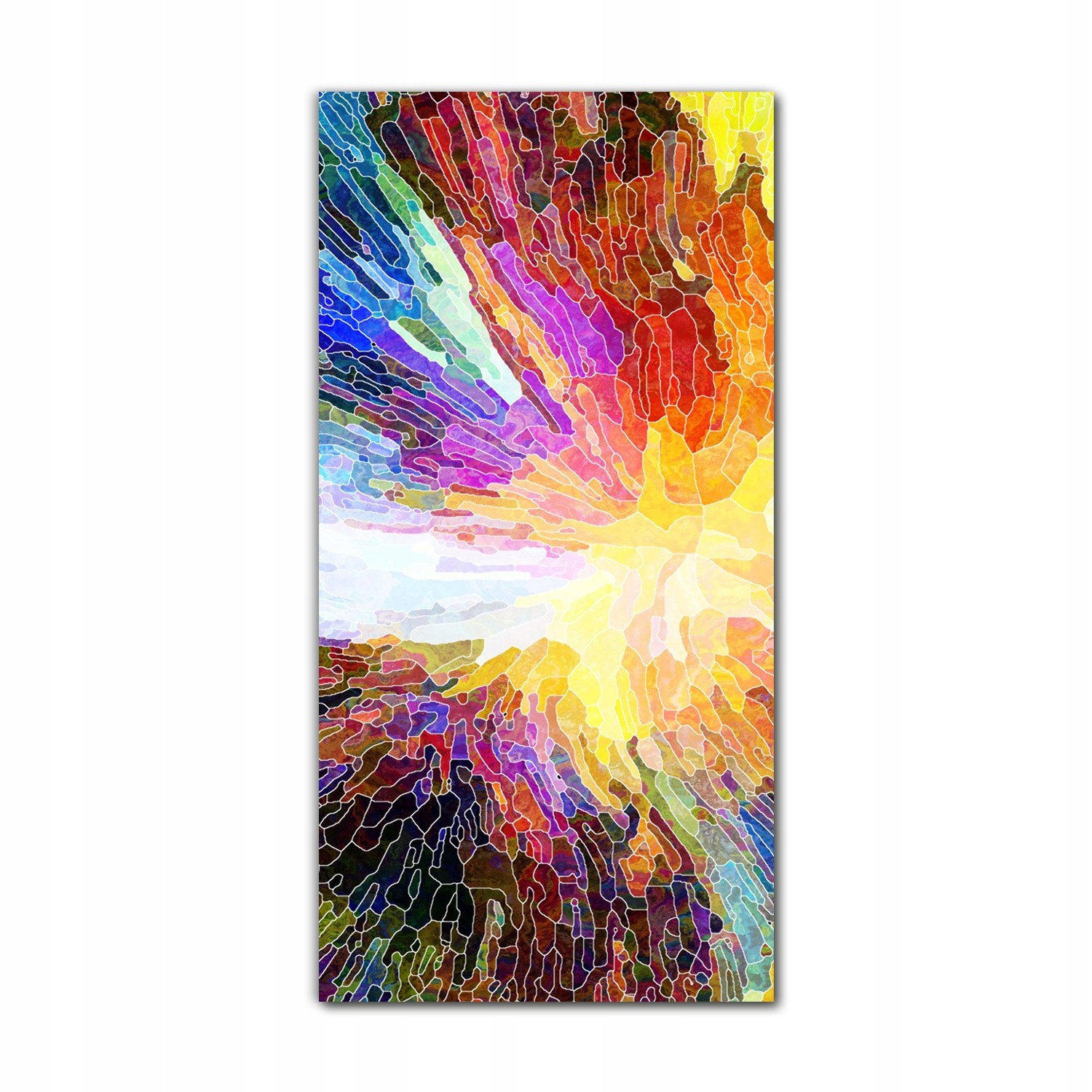 

Obraz szklany do sypialni 70x140 cm Mozaika kolory