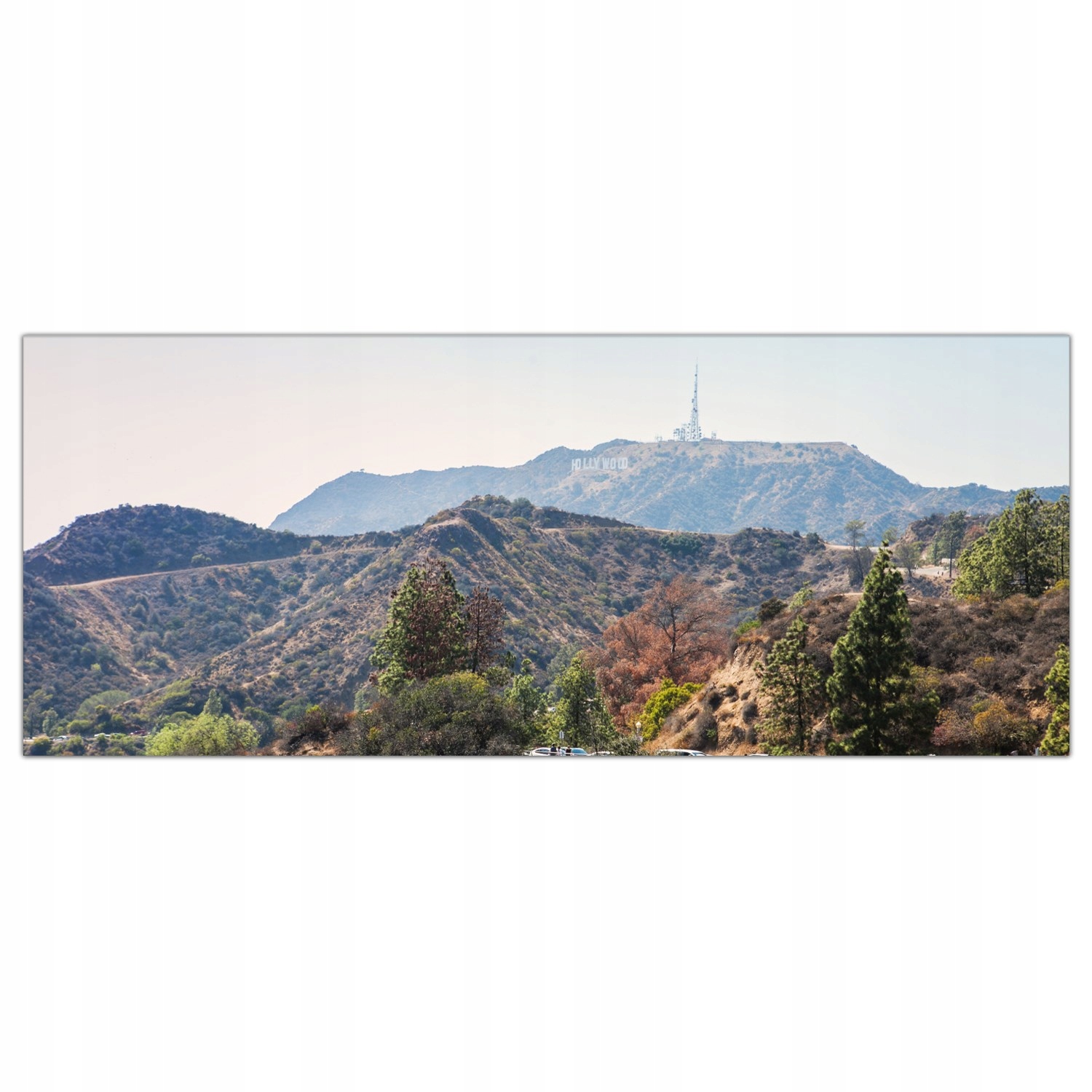 

Obraz na szkle Foto Góry Hollywood Miasto 125x50
