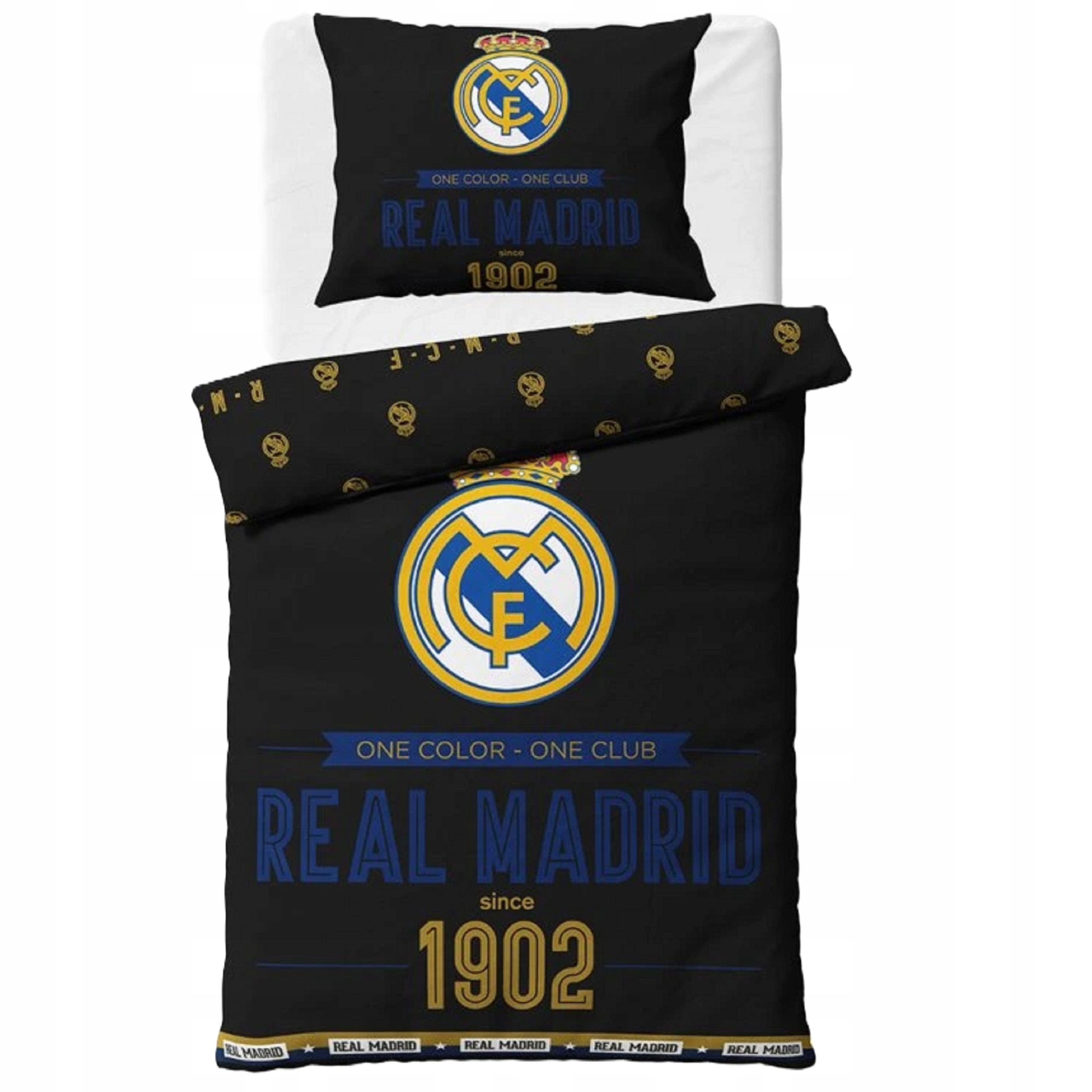 Real Madrid povlečení 140x200 černé pro královského fotbalistu