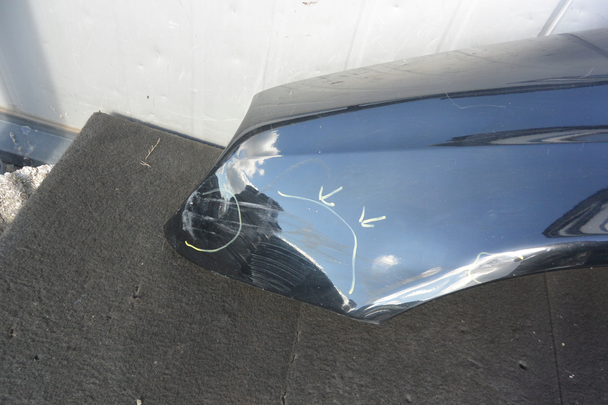 MERCEDES-BENZ W211 LIFT fender left front front original AL 040
