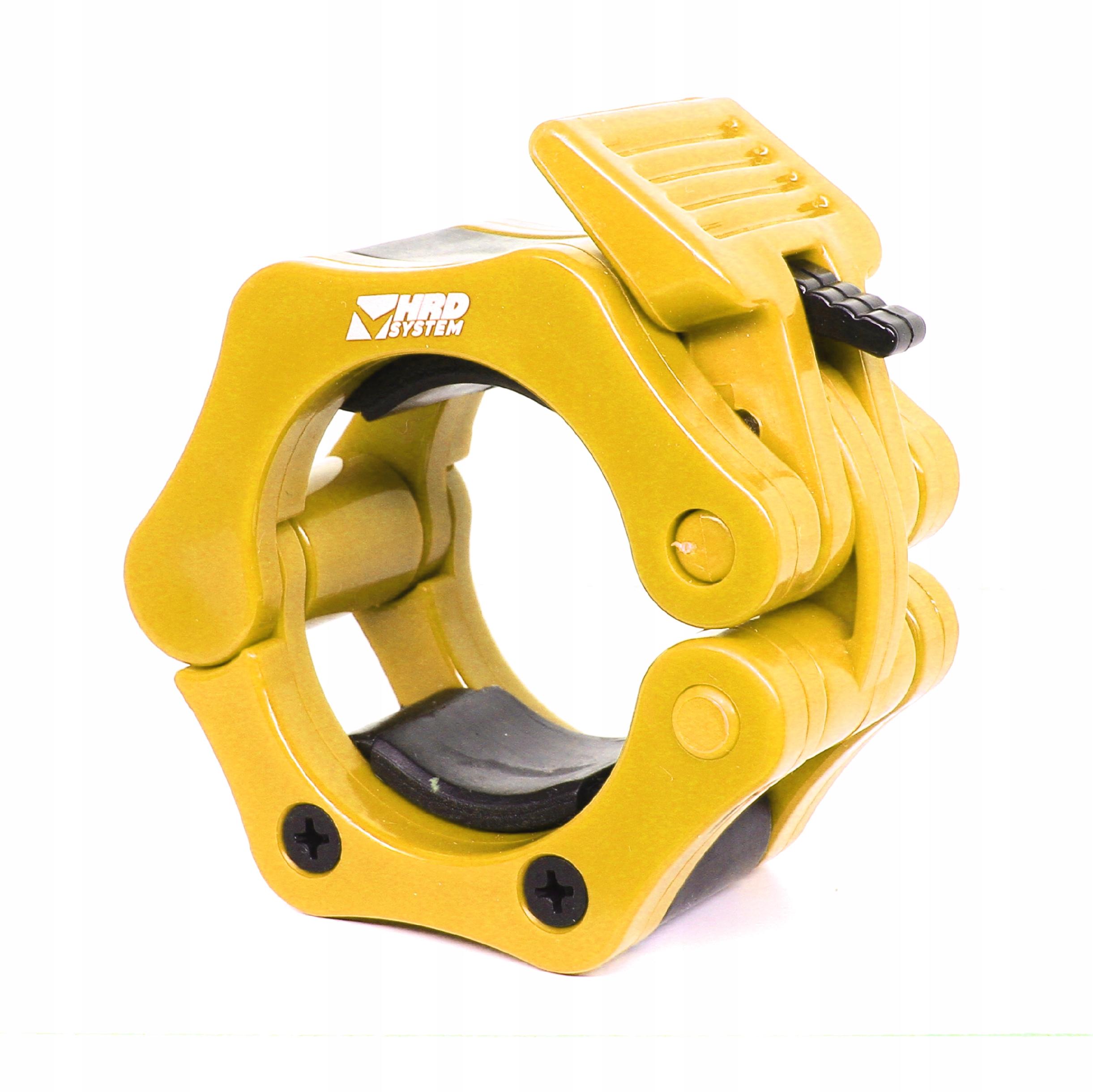 HRD SYSTEM ZACISKI NA GRYF OLIMPIJSKI 50MM SZTANGĘ HG 2 SZT. ŻÓŁTE Kod producenta H0029
