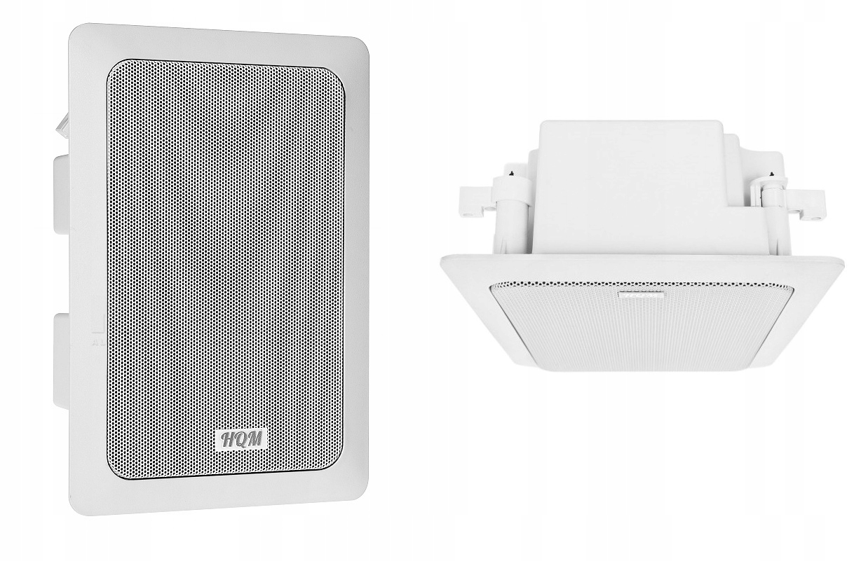 Głośnik sufitowy, prostokątny 16W Dwudrożny Biały