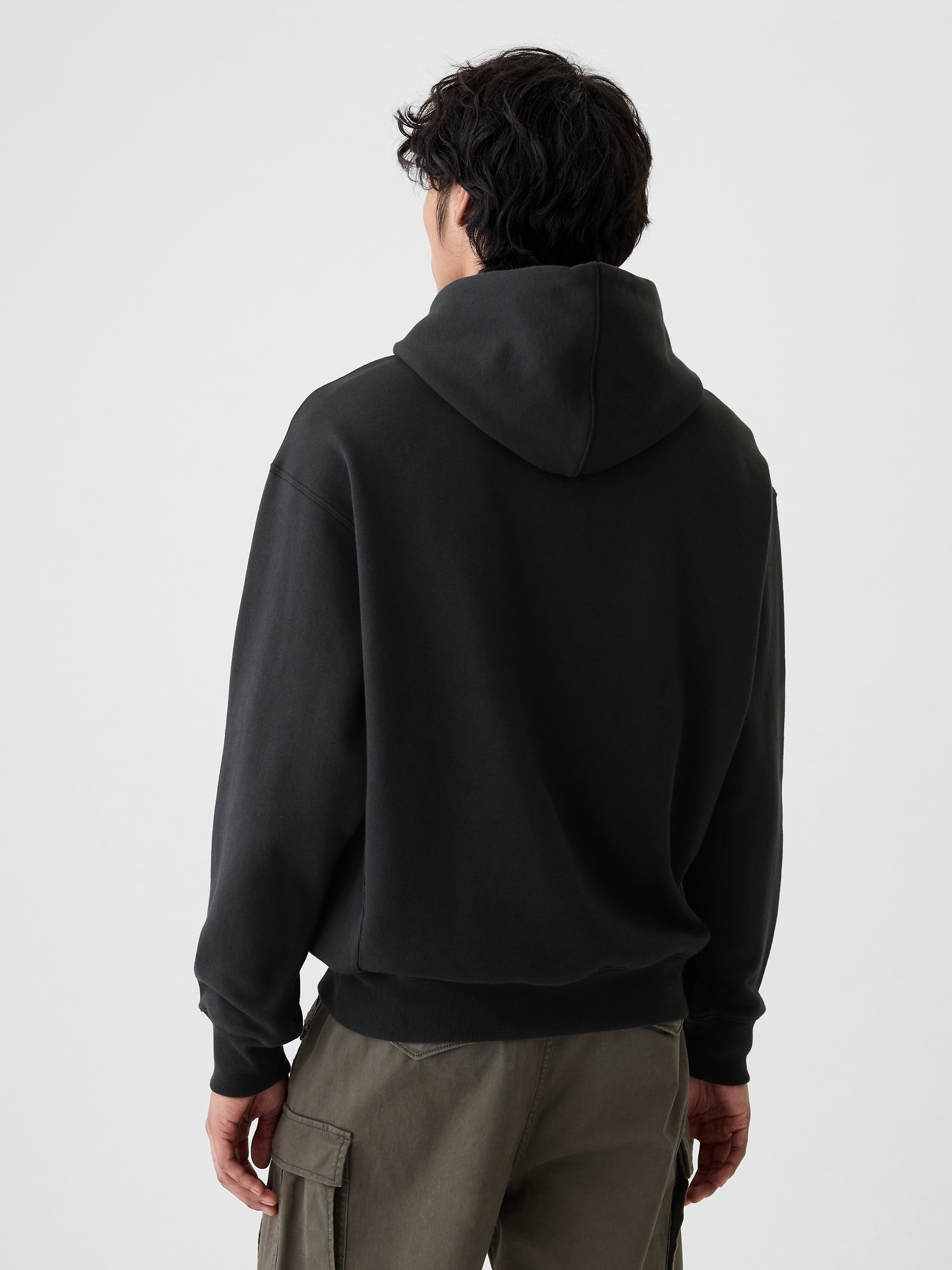 Gap Oversize mikina s logem černá