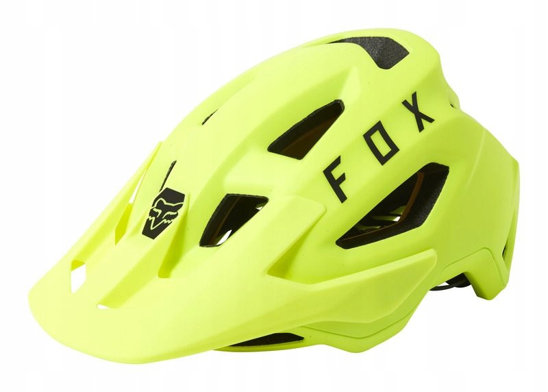 Kask otwarty żółty lekki Fox Speedframe na rower Mtb Dh Enduro L 59-63cm