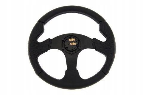 Кермо Pro 350 мм зміщення: 0 мм шкіра чорний