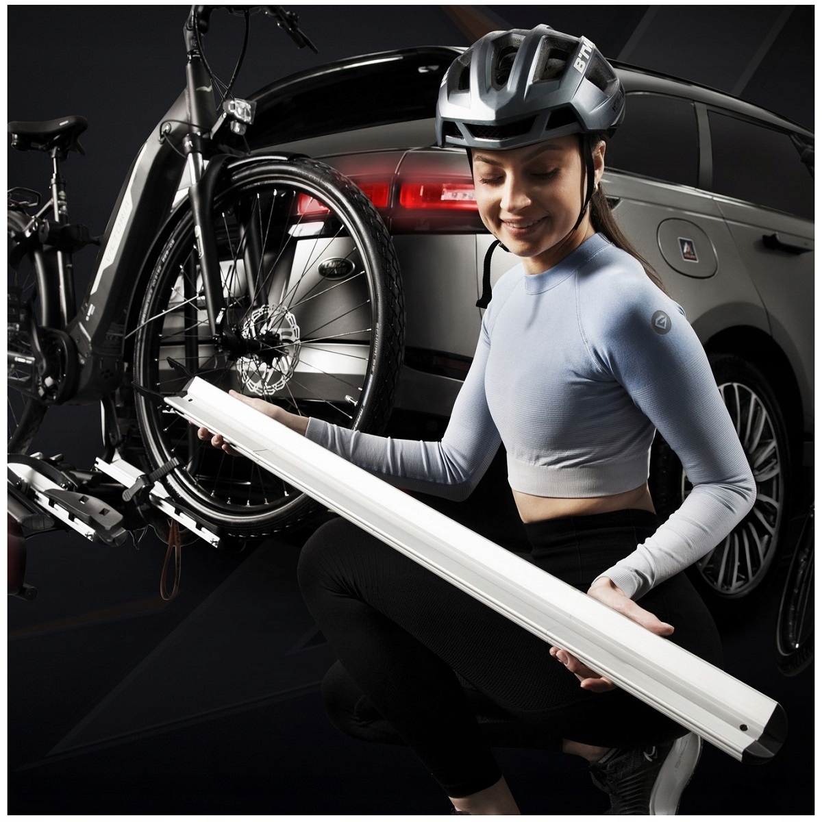Rampa na bicykel Skladacia Príjazdová Cesta Aguri Active E-Bike Active Bike Nájazdová