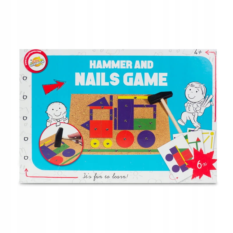 

Wbijanka korkowa przybijanka Układanka Młotek