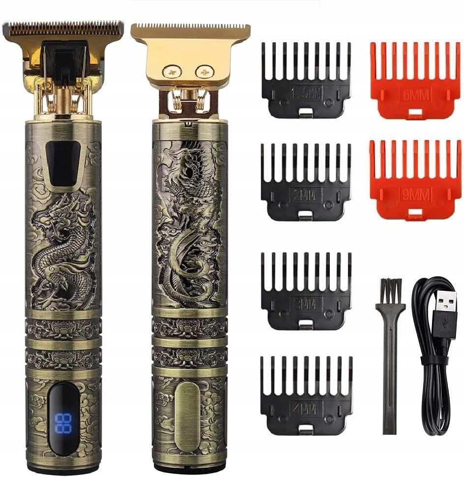 Profesionální stříhací strojek na vlasy s 6 hřebeny