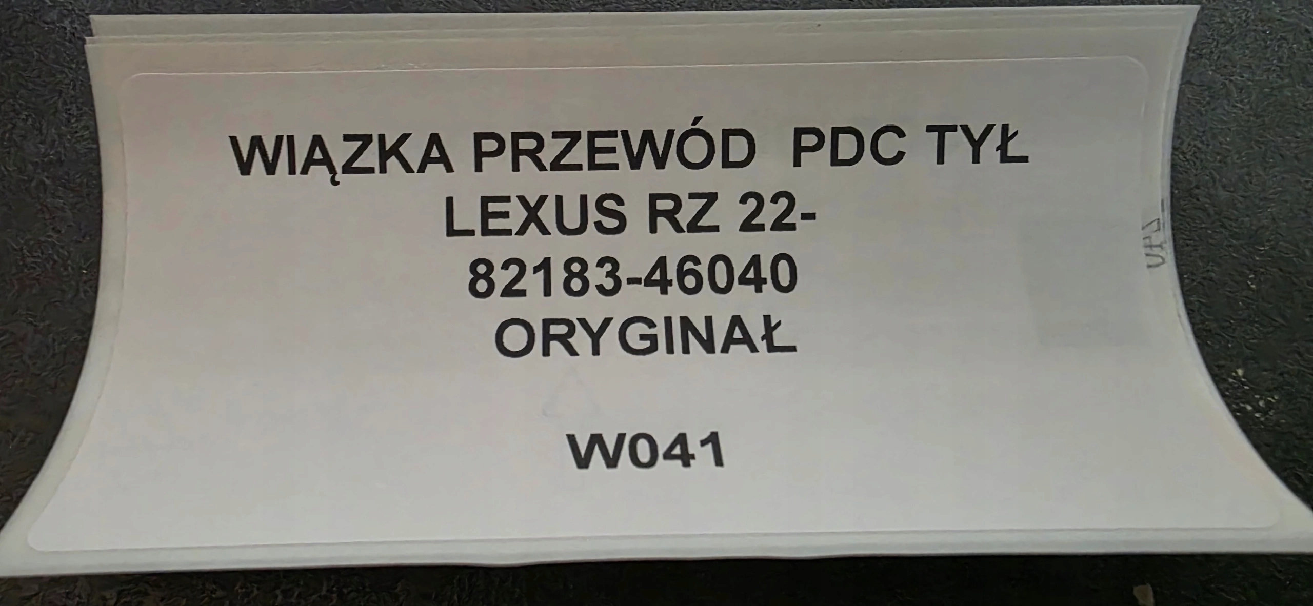 bundle PRZEWODOW PDC rear part LEXUS RZ 22- original 82183-46040
