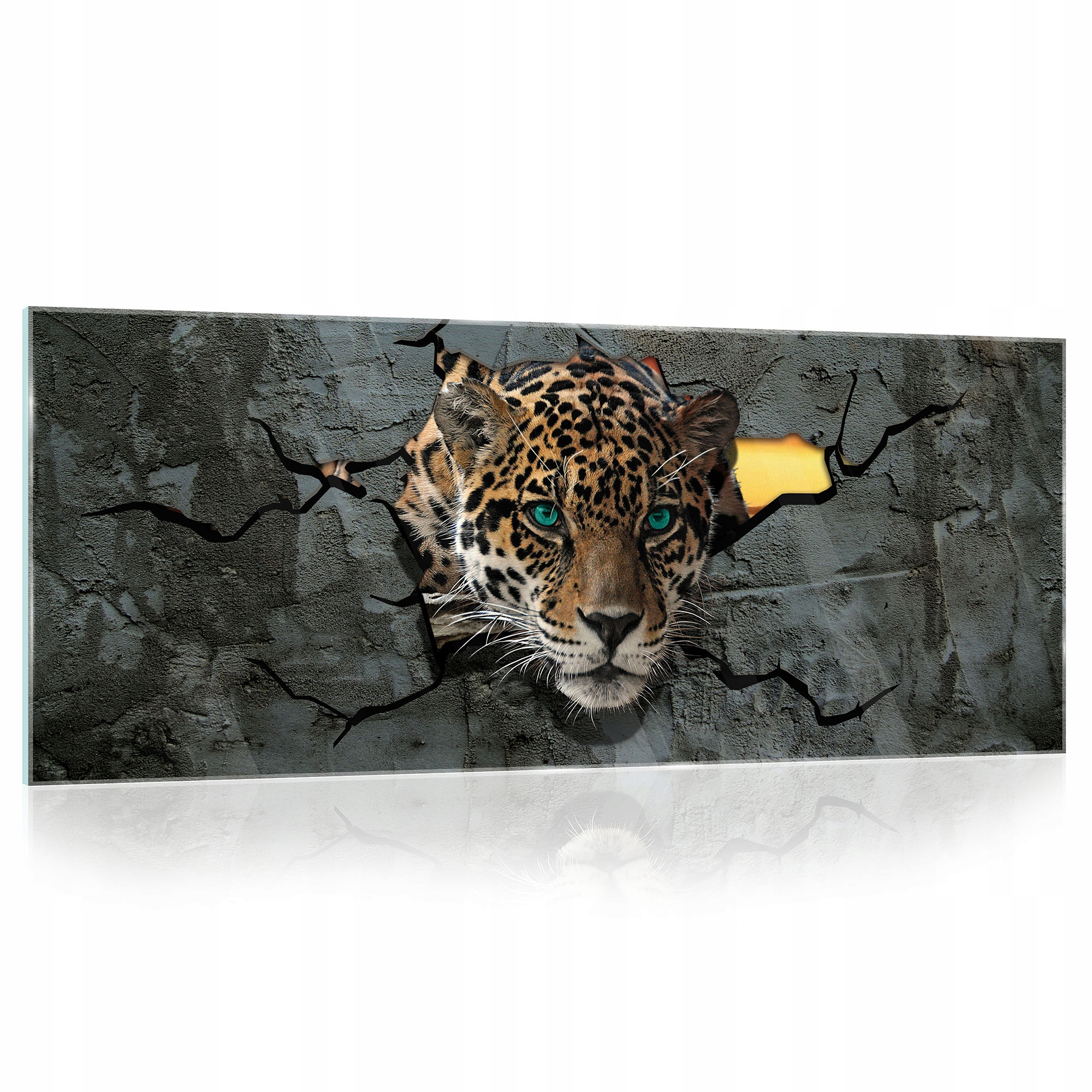 Skleněný obraz Tygr Gepard 3D 125x50