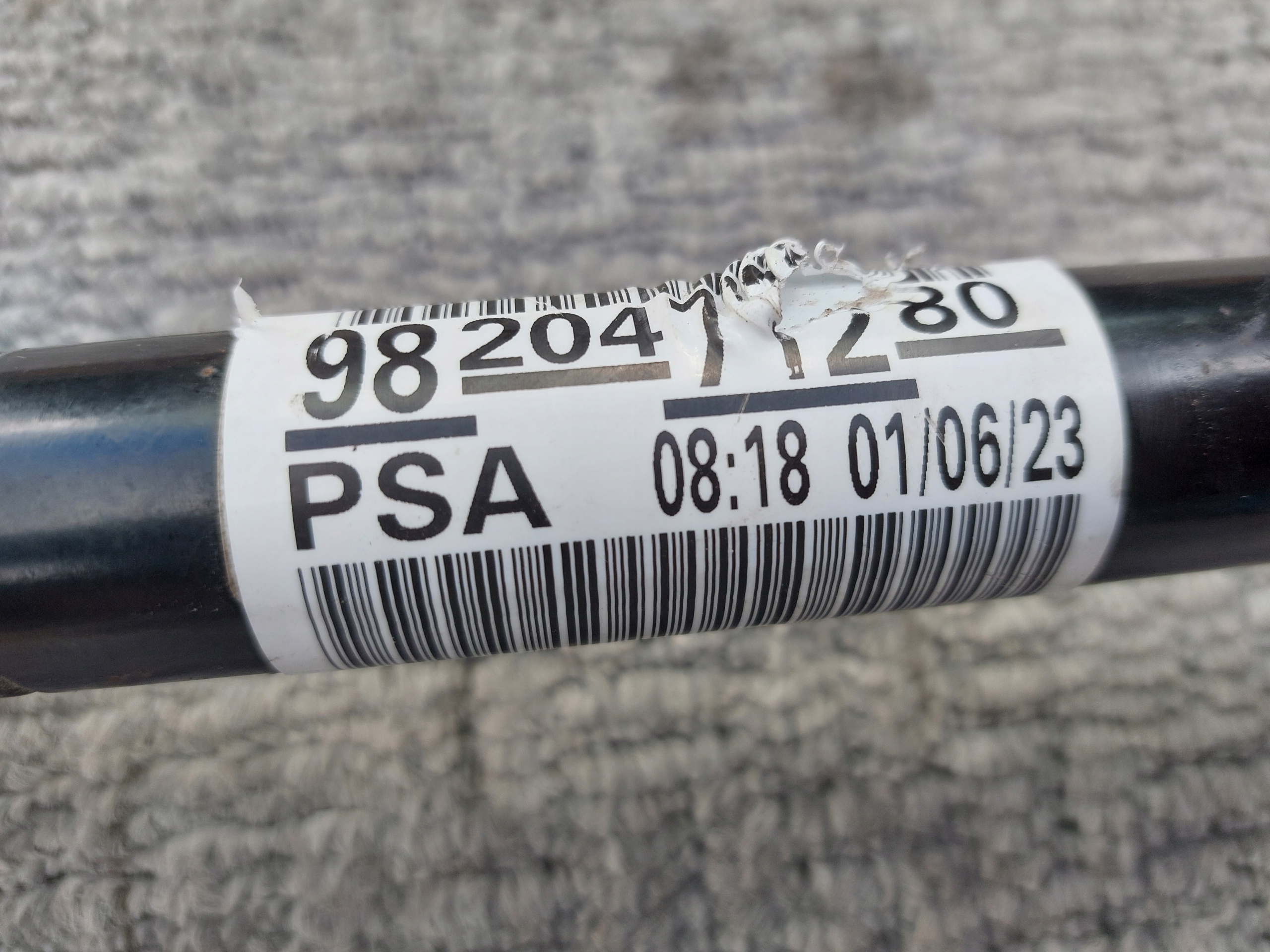 semi-axis left COMBO E 23r new 1.5 HDI 9820471280