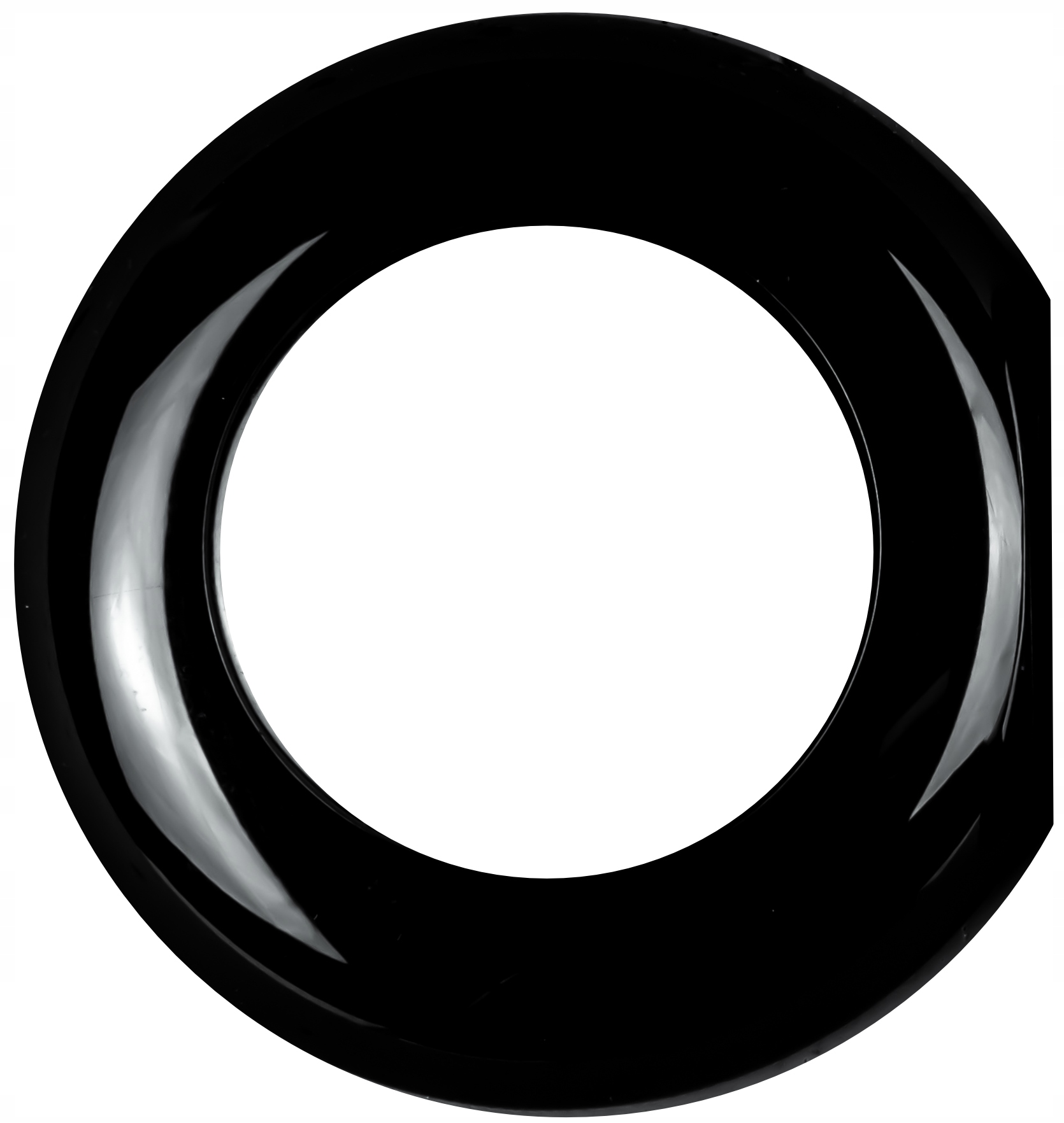 Ramka krańcowa RETRO LOFT BOHO VINTAGE czarna