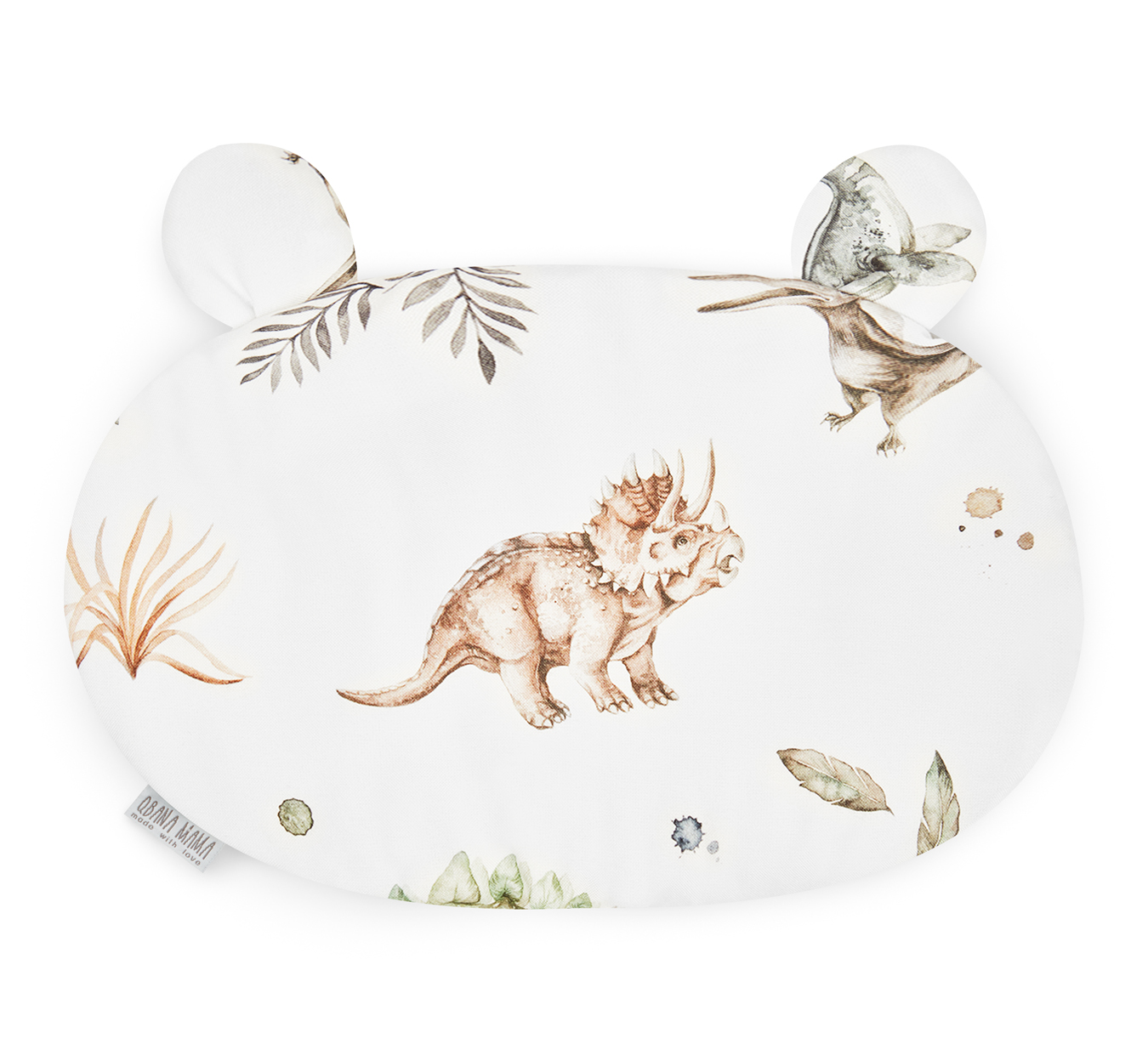 

Qbana Mama Poduszka bawełniana miś Dinosaur