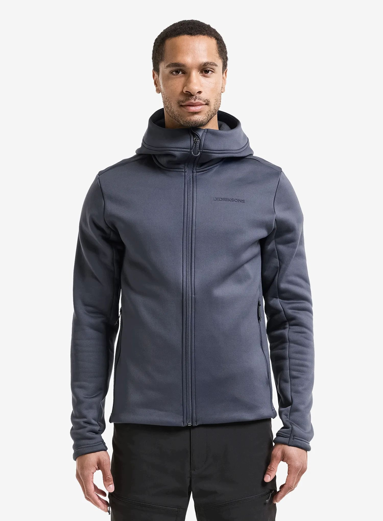 Bluza z kapturem Didriksons Field Fullzip sleepy blue S