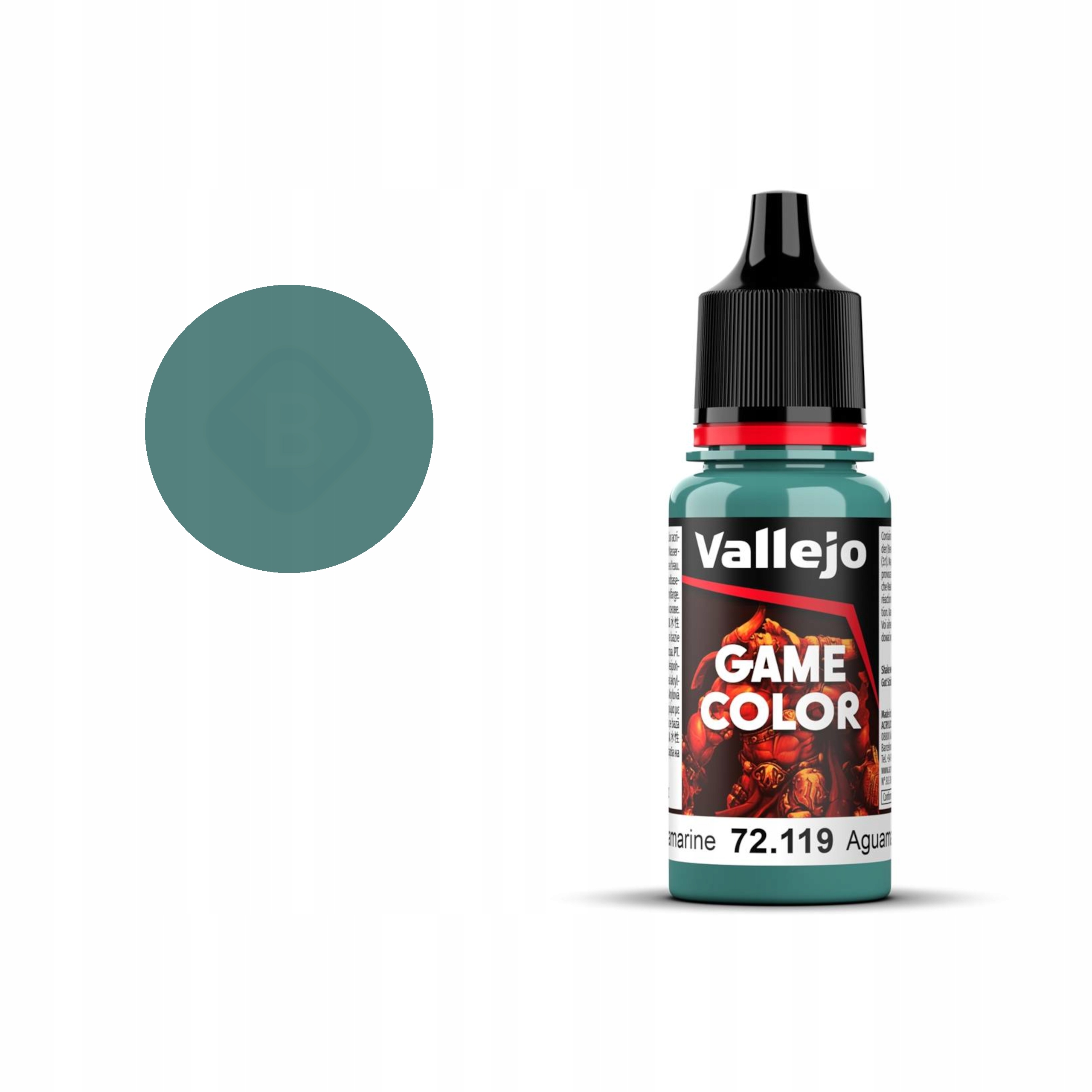 Farbka Vallejo 72.119 Game Color Aquamarine (18 ml)