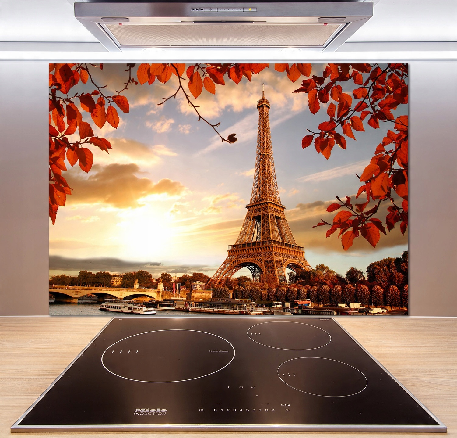 

Panel do kuchni Wieża Eiffla Paryż 100x70 + Klej
