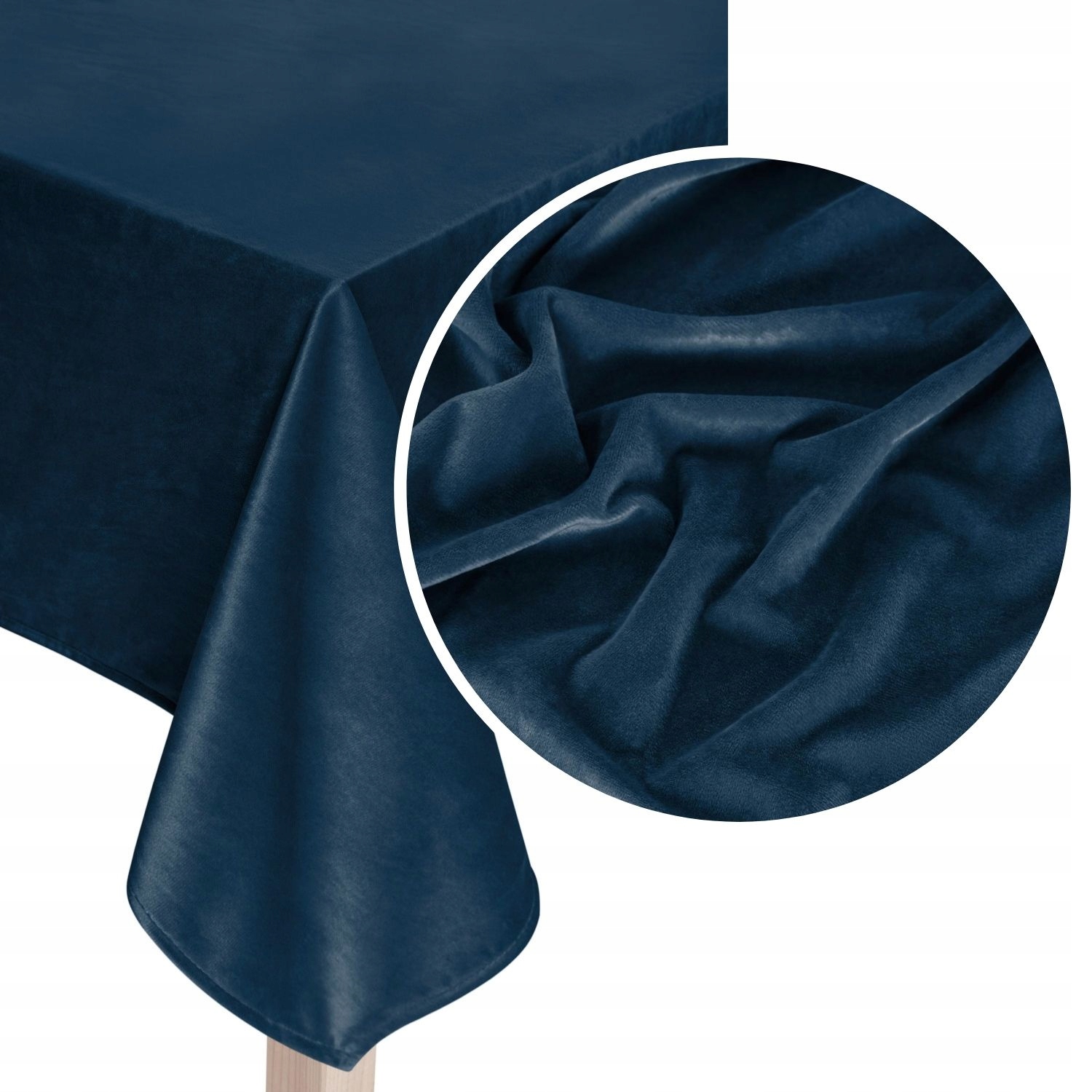 

Granatowy Nowoczesny Obrus Velvet Soft 60X120
