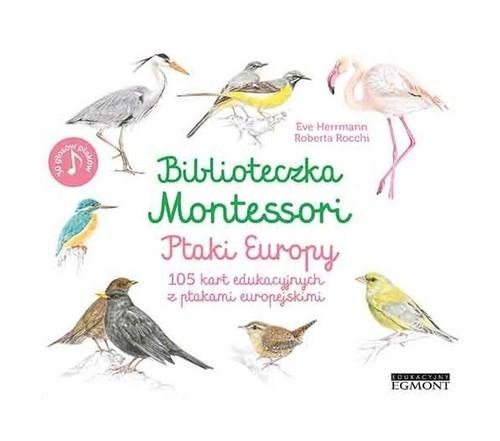 Biblioteczka Montessori Ptaki Europy