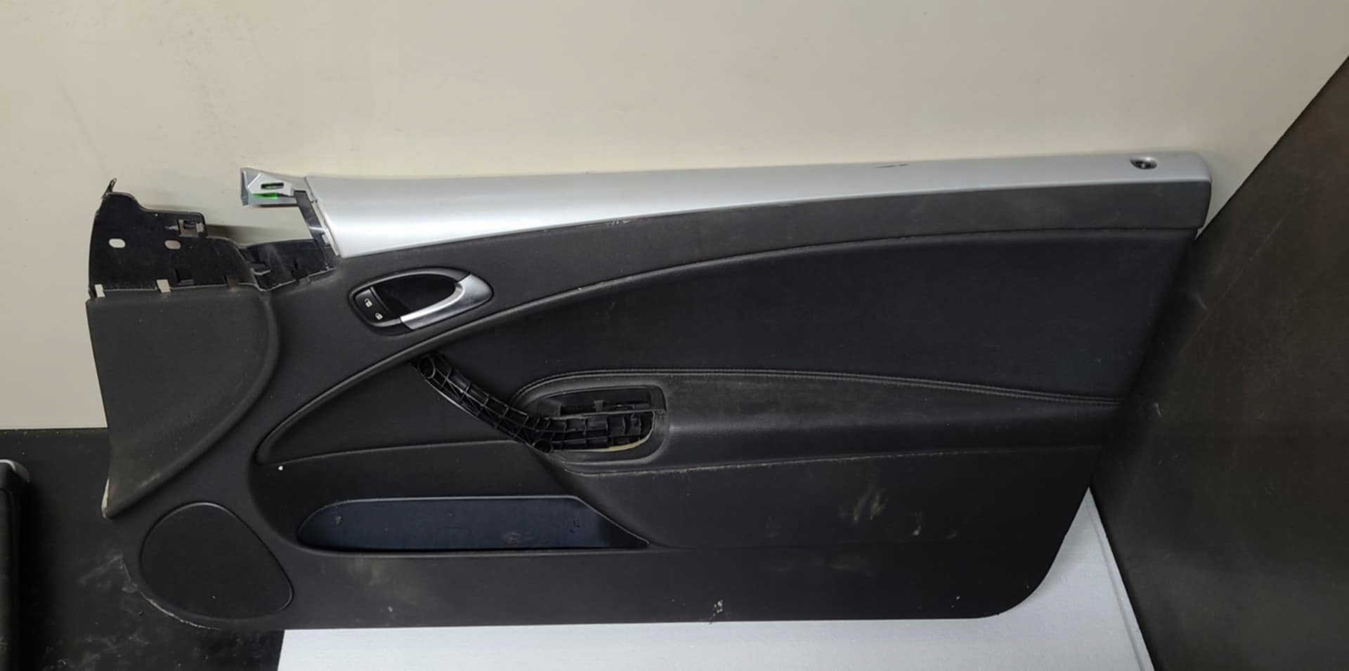 side right front SAAB 9-3 CABRIO 93 II ciemna leather black