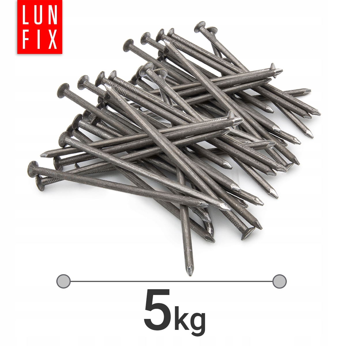 GWOŹDZIE BUDOWLANE czarne zwykłe 3,0x70, 5kg Kod producenta GBC016K