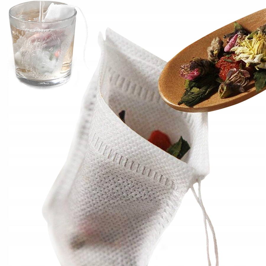 Levně 500 x Sáčky Na Přípravu Čaje Sáčky Na Bylinky Levandule Kávy Filtr velkoobchod