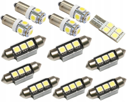 Audi A4 B6 комплект led Салон логотип