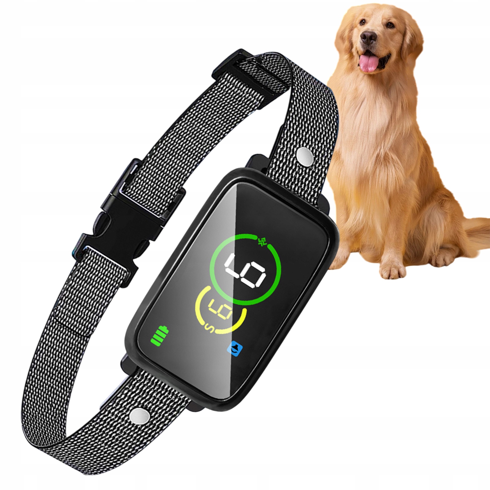 Levně Regulovatelný Protištěkací Obojek Smart Pro Velké A Střední Psy, Vibrace