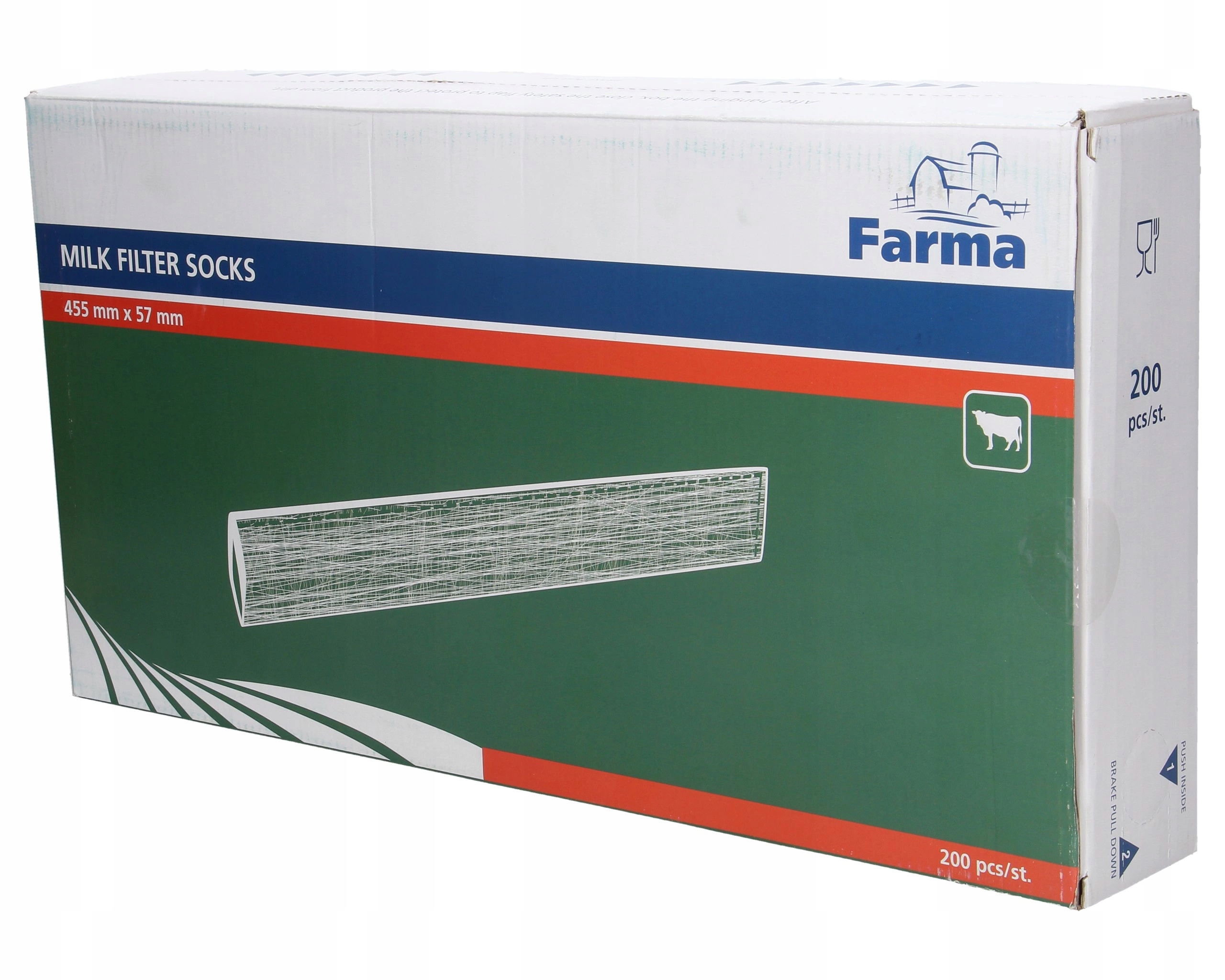 Trubkový filtr na mléko cedník 455 x 57