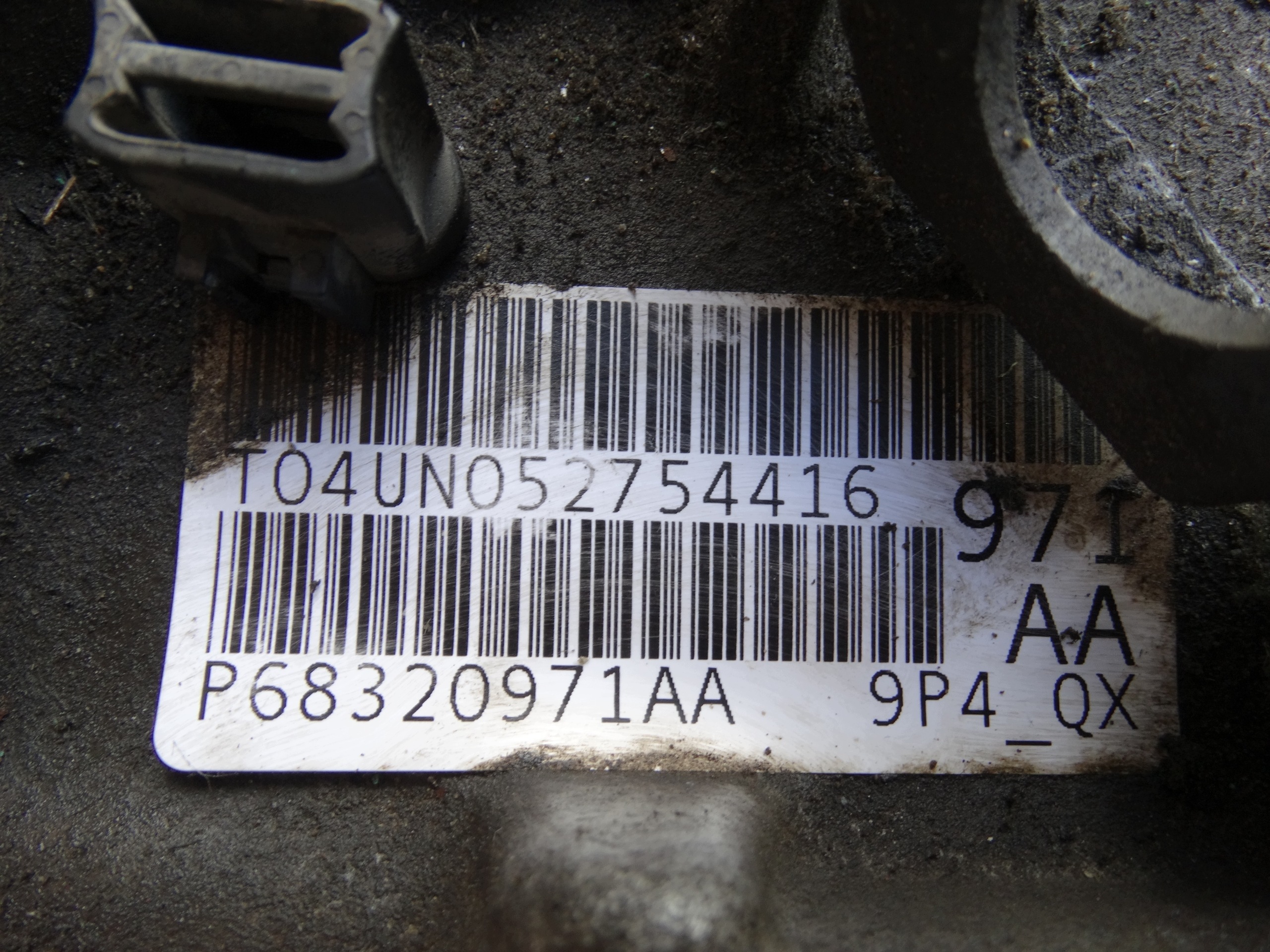 JEEP CHEROKEE V KL 2.2 CRD 4X4 automatic gearbox 9P4QX P68320971AA