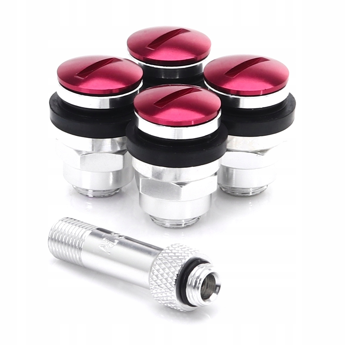 НАБОР ПЛОСКИХ АЛЮМИНИЕВЫХ КЛАПАНОВ JR RED