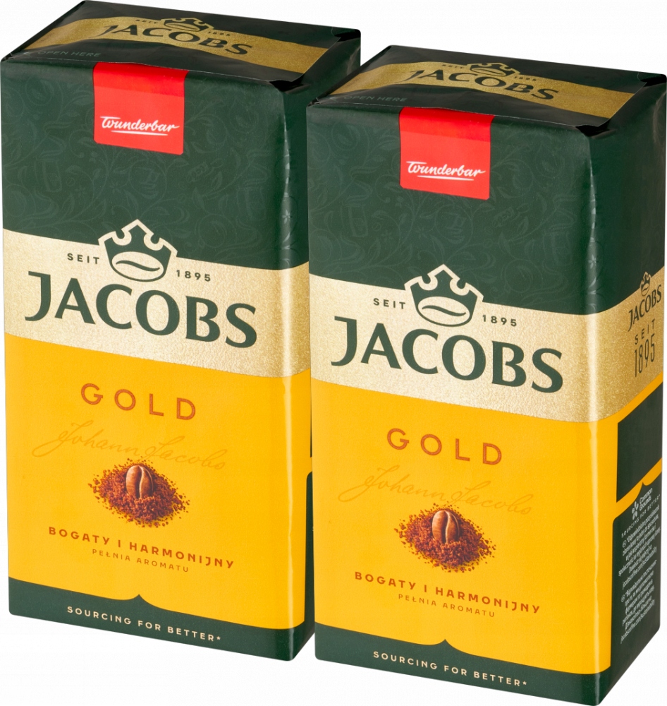 Kawa mielona Jacobs Gold 500g x2