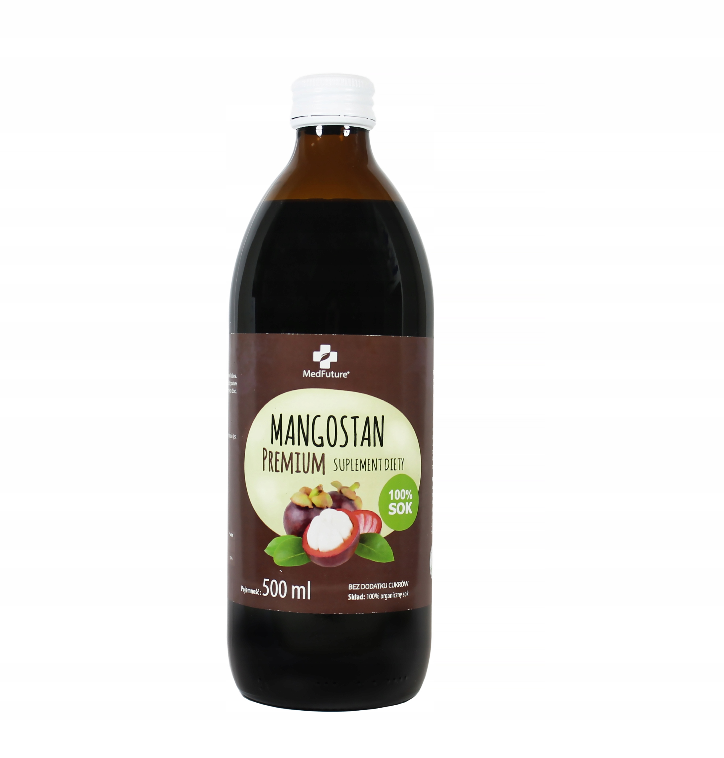 

Sok z mangostanu Naturalny Bez cukrów 500 ml